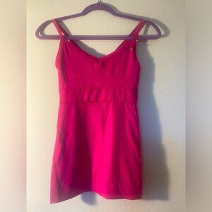 Juicy Couture hot pink active tank top charm y2k vintage